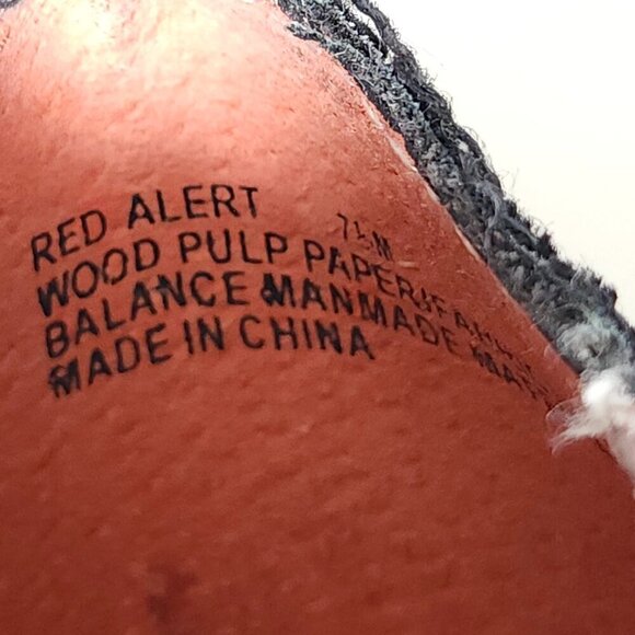 BLACK RED ALERT Poetic License Peep Toe Shoes Women's Size 7.5 - Picture 11 of 12